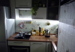 подсветка рабочей зоны на кухне