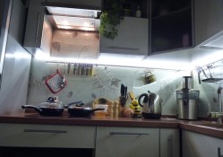 светодиодная подсветка для кухни рабочей зоны